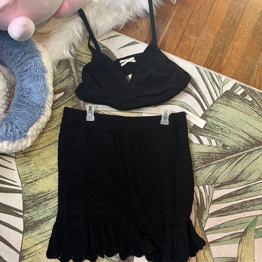 Anthropologie Two Piece Knit Set